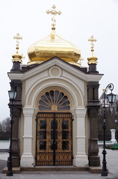 Chapelle, monastère de Pechersk Lavra à Kiev