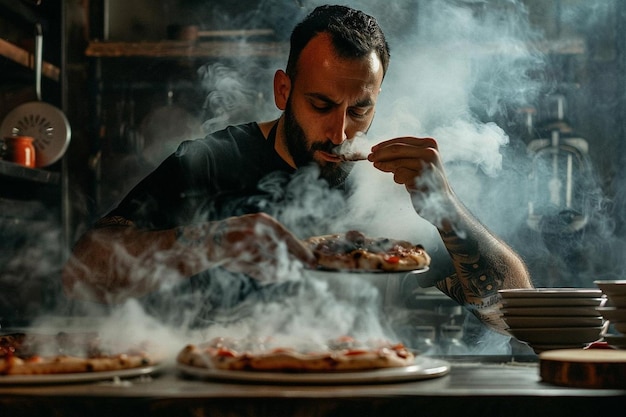 Chaque bouchée de pizza est un succès.