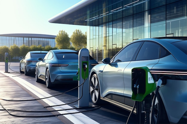 Charge d'un véhicule électrique Station de charge de véhicules électriques
