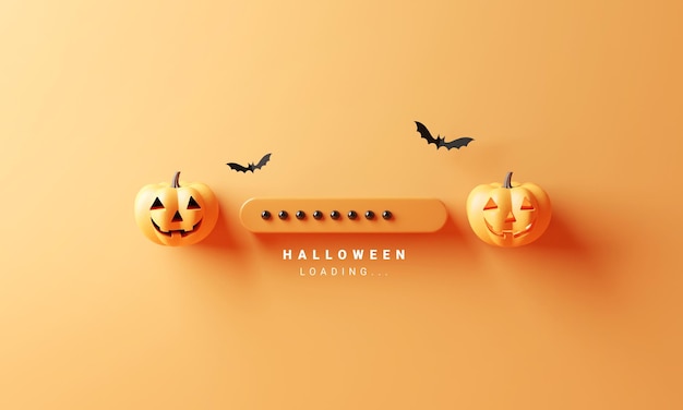 Photo chargement d'halloween