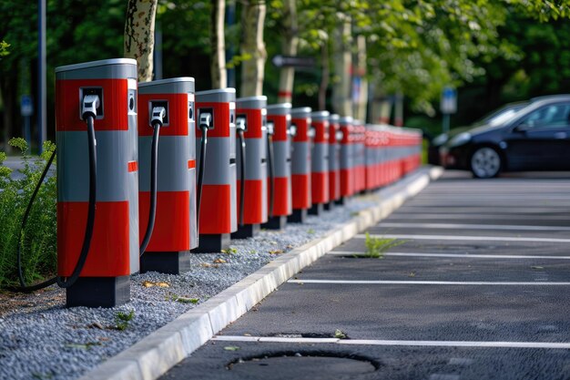 Chargeurs rapides pour véhicules électriques destinés à charger les voitures en ville