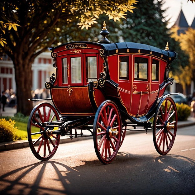 Chariot à l'ancienne transport traditionnel vintage