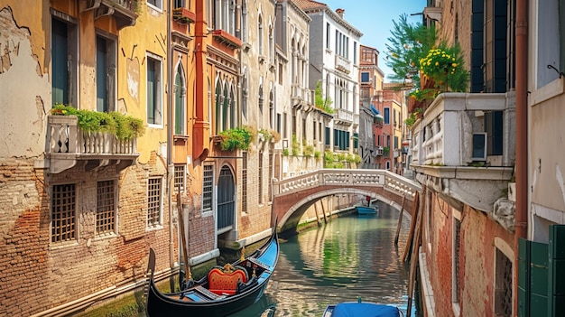 Un charmante canal à Venise