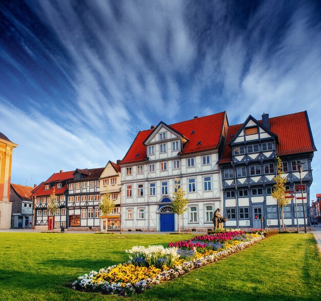 Charmante ville d'Allemagne. Petite Venise. L'Europe 