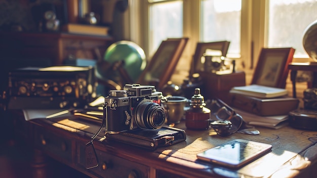 Charme de bureau à domicile vintage