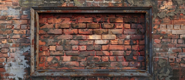 Charpente de mur en briques