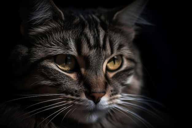 Chat au regard choquant