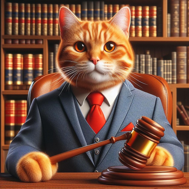 Photo le chat de l'avocat