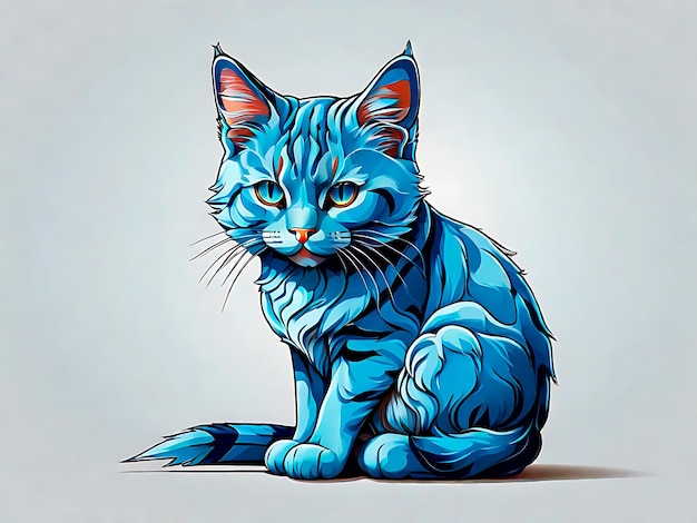 Le chat bleu