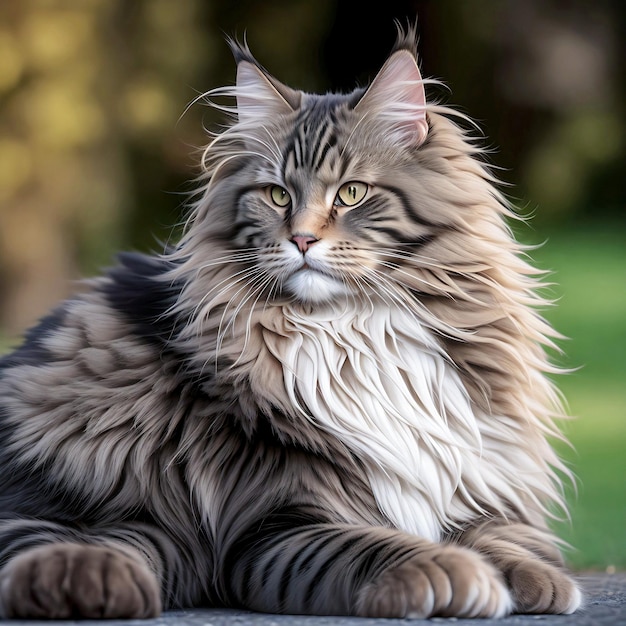 Chat du Bengale en plein air