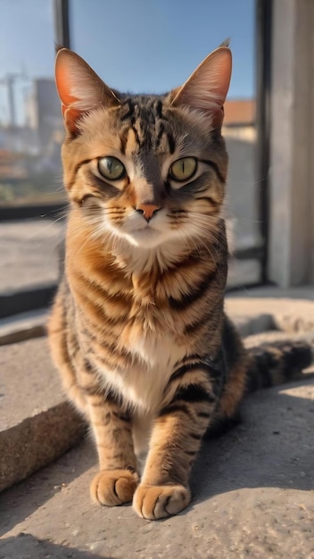 Le chat est en train de mentir.