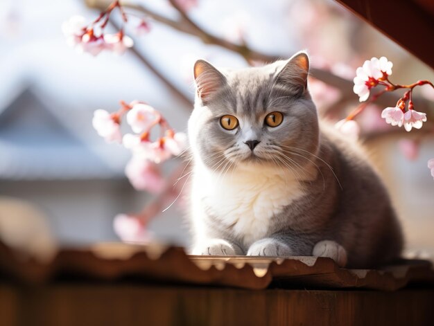 un chat sur le grenier