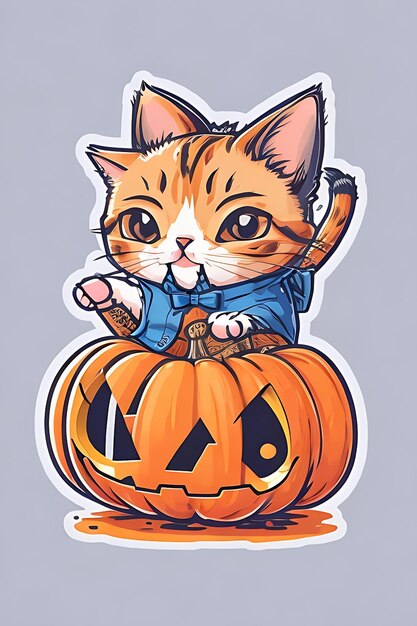 chat et Halloween