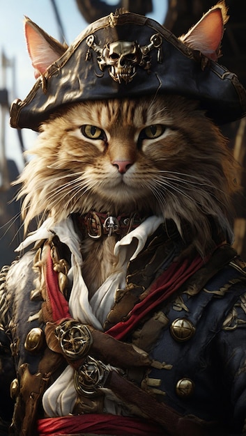 Le chat pirate.