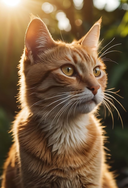 un chat avec une tache blanche sur la tête