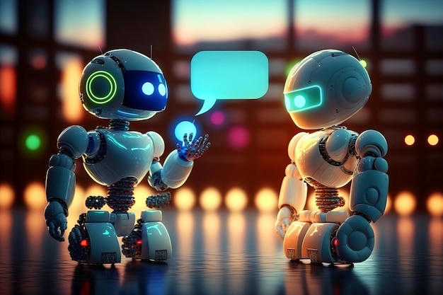 Photo chatbot ia chatgpt gpt3 gpt4 par openai technologie d'intelligence artificielle