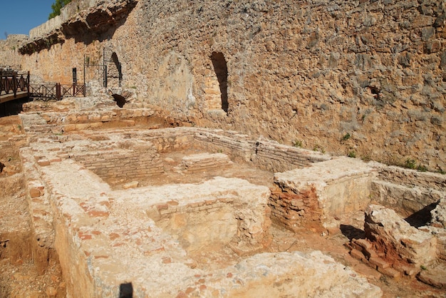 Château d'Alanya dans la ville d'Alanya Antalya Turkiye