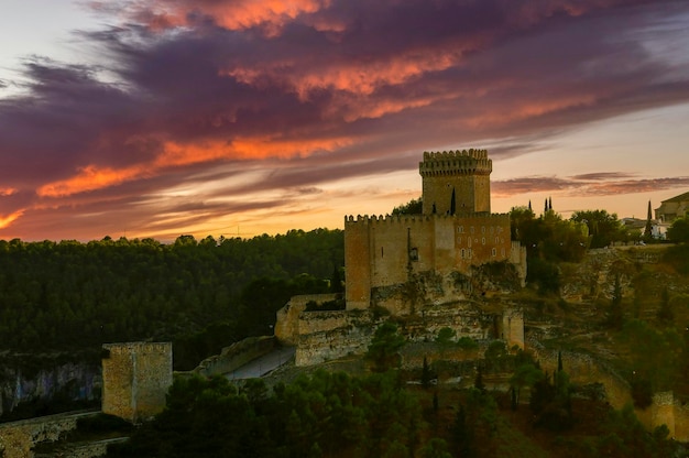 Château arabe et chrétien d'Alarcon à Cuenca - Espagne