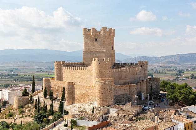 Château de l'Atalaya ou Villena dans la province d'Alicante Communauté autonome de Valence Espagne