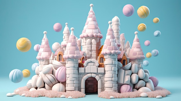 Un château en bonbons