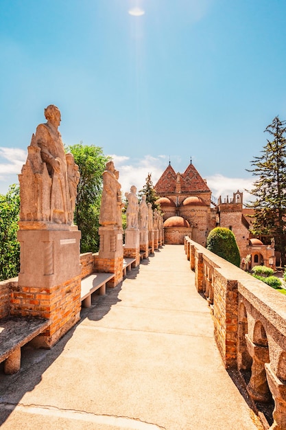 Photo le château de bory var dans le centre de szekesfehervar, en hongrie