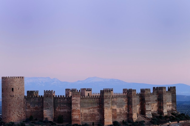 Château de Burgalimar à banos de la encina jaen