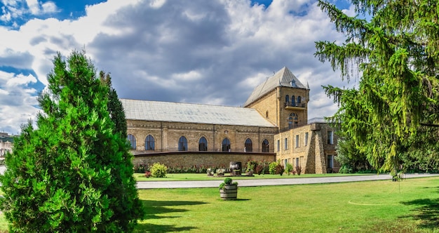 Photo le château de la cave du prince trubetskoy dans la région de kherson en ukraine par une journée d'été ensoleillée