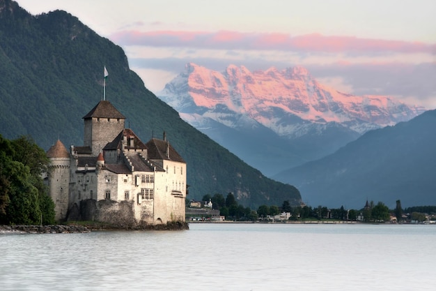 Le château de Chillon à Montreux VaudSwitzerland