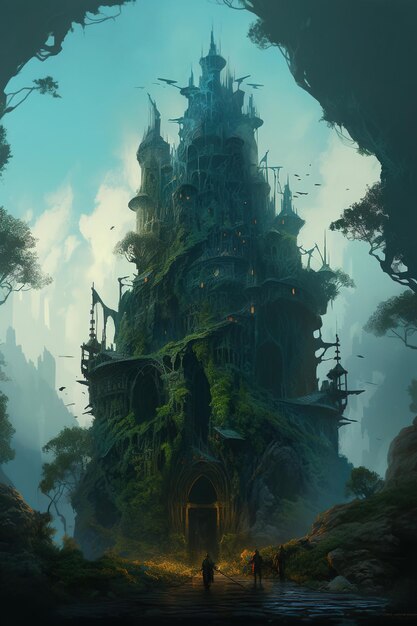 Un château dans la forêt