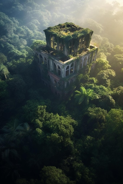 Un château dans la jungle