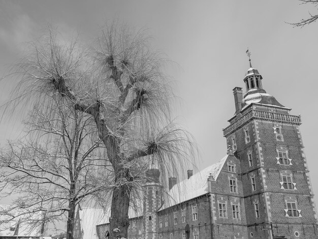 Château dans la neige