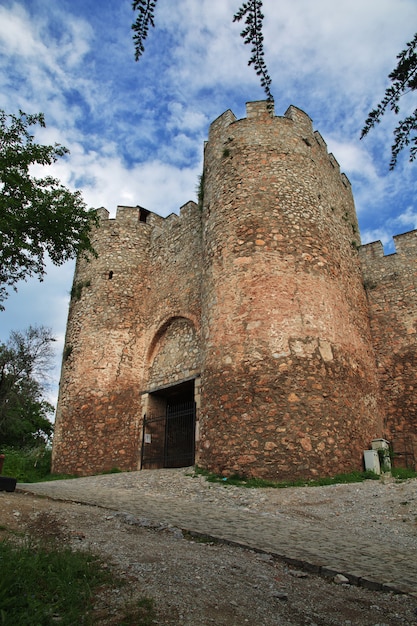 Château dans la ville d'Orchidée, Macédoine