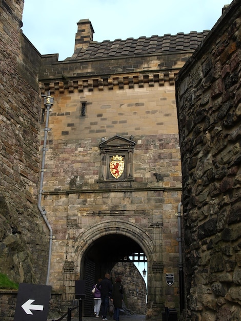 Château d'Édimbourg en Écosse