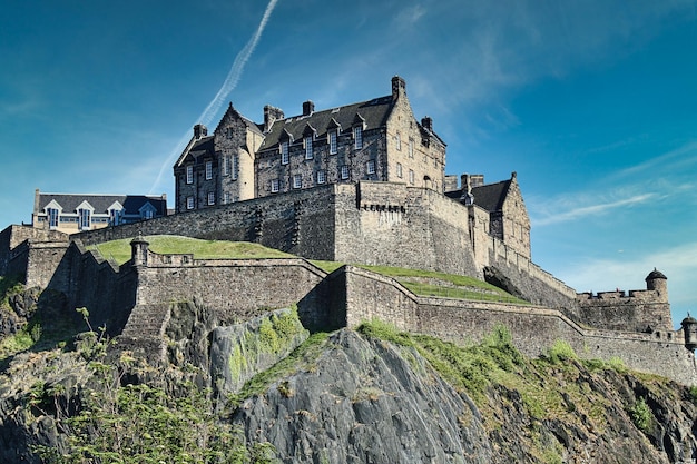 Château d'Édimbourg en Écosse