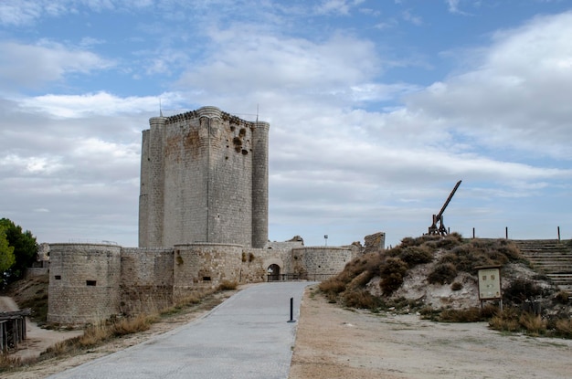 Château du village d'Iscar dans la province de Valladolid