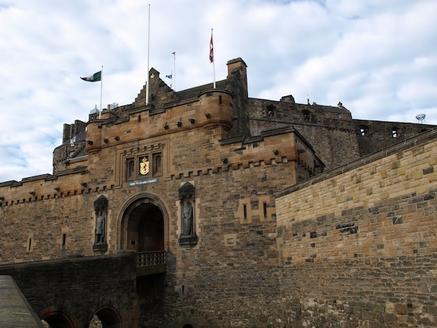 Château d'Edimbourg en Ecosse