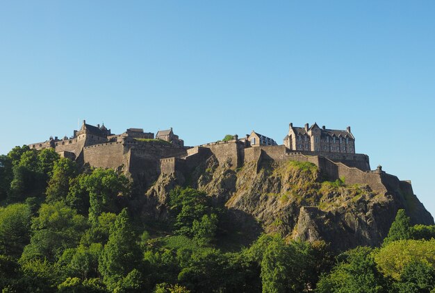 Château d'Edimbourg en Ecosse