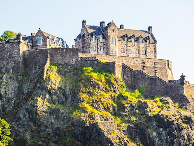 Château d'Edimbourg HDR en Ecosse