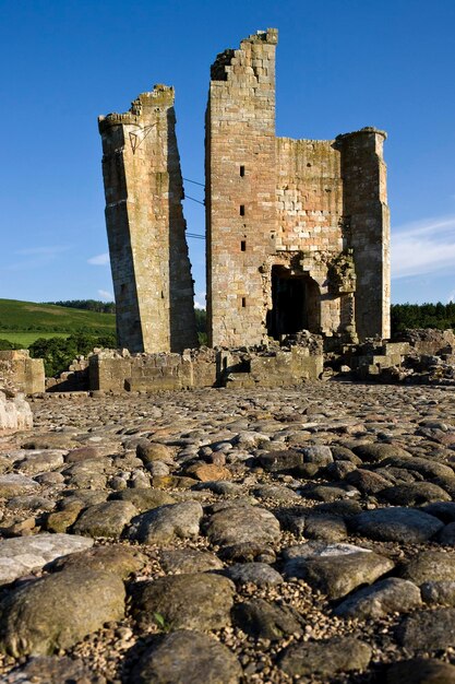 Château d'Edlingham Northumberland Angleterre