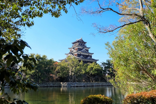 Château d&#39;Hiroshima, Hiroshima, Japon