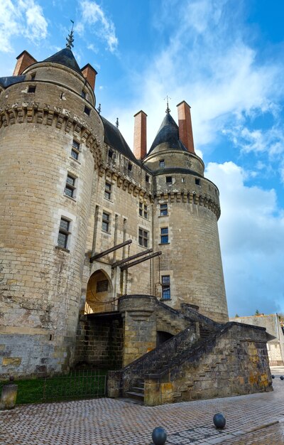 Photo le château de langeais, en indre-et-loire, france