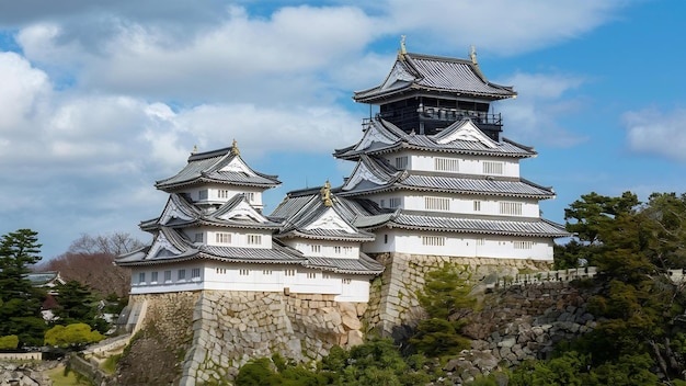 Le château de Matsumoto à Osaka, au Japon