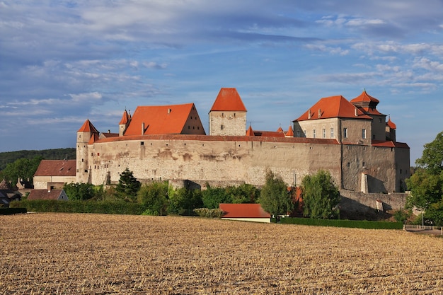 Le château médiéval en Bavière Allemagne