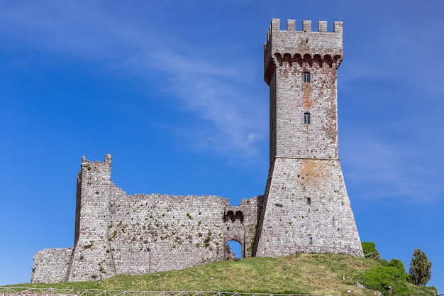 Château médiéval Fortezza di Radicofani de la ville de Radicofani Toscane Italie