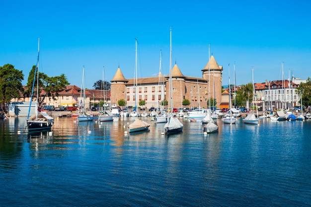 Château médiéval à Morges Suisse