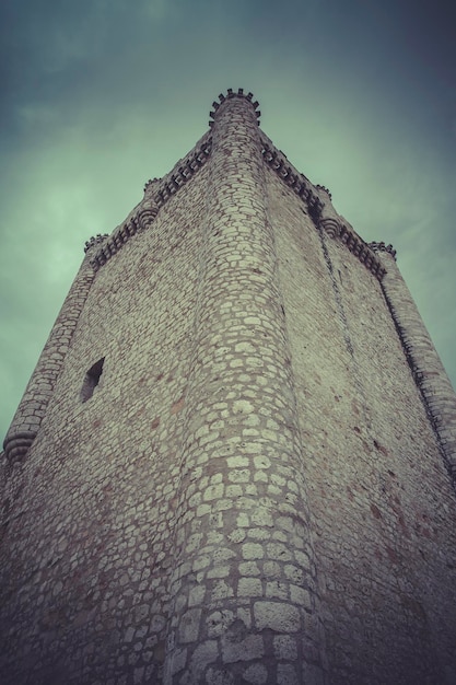 Château médiéval en pierre, architecture espagnole