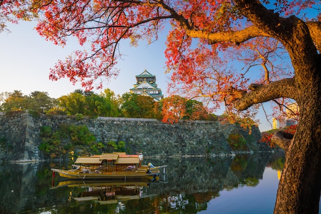 Photo château d'osaka à osaka