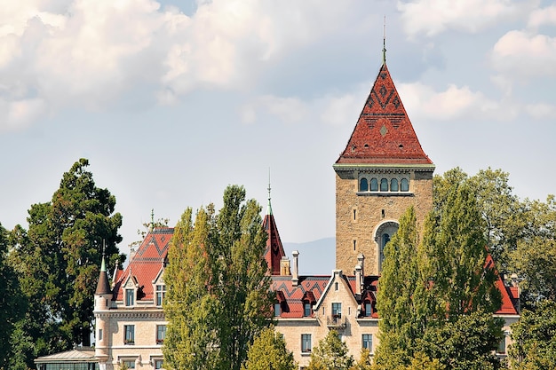 Château d'Ouchy à Lausanne, Suisse