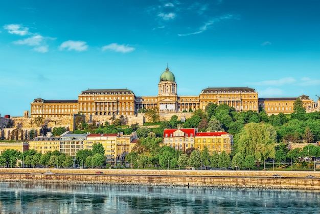 Château Royal de Budapest à l'heure du matin. Hongrie.