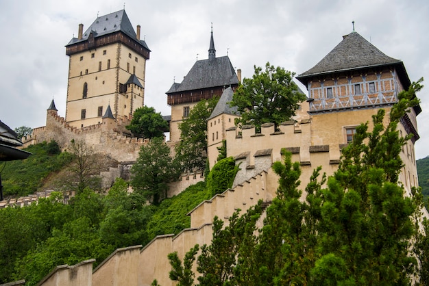 Château royal de Karlstejn en République tchèque.